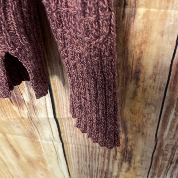 Sweater Natural Reflections Medium Mauve Colored Sweater Beautiful Design across - Picture 4 of 8